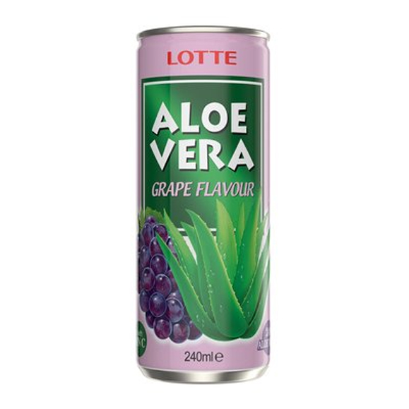 Lotte Aloe Vera Grape Drink Traube